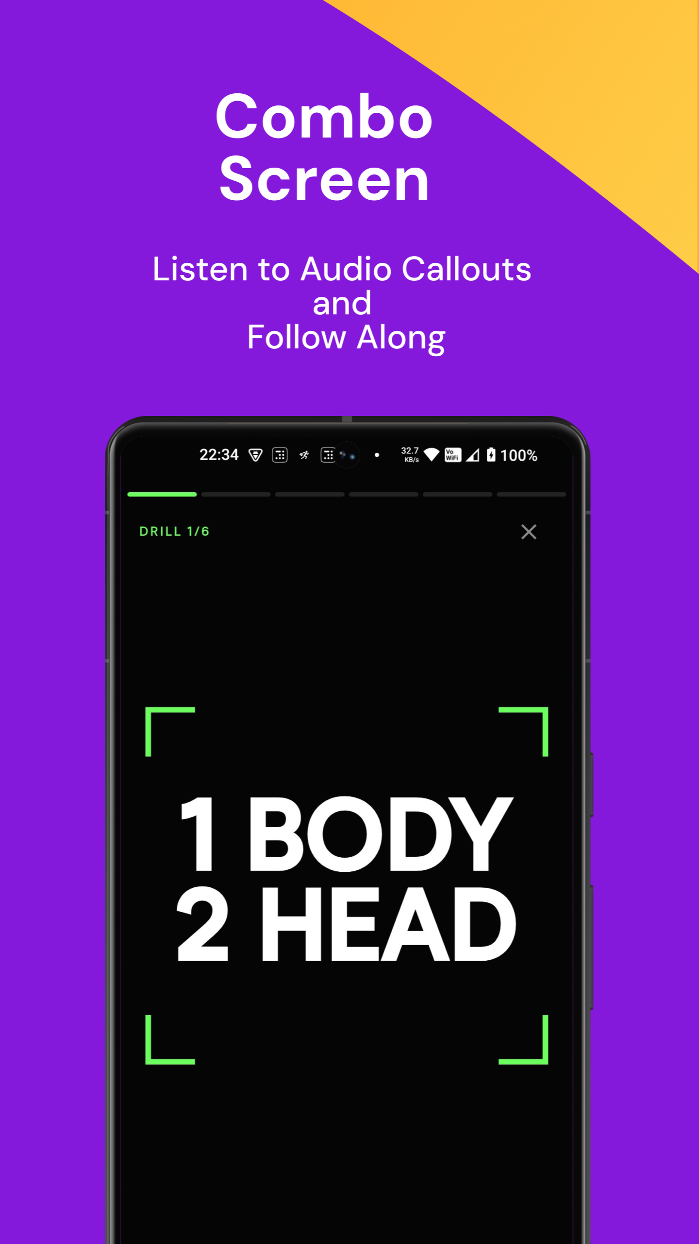 PunchCamp app – coach-style callouts