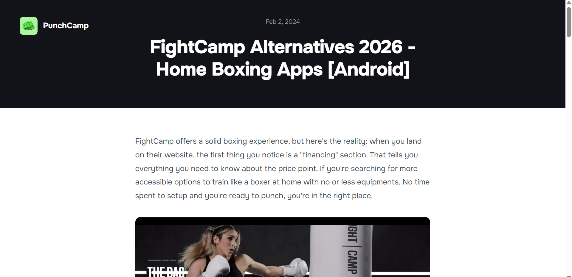 FightCamp Alternatives