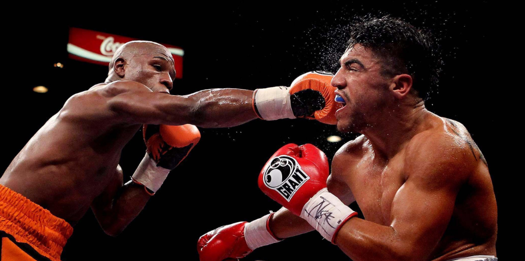Floyd's pistol jab