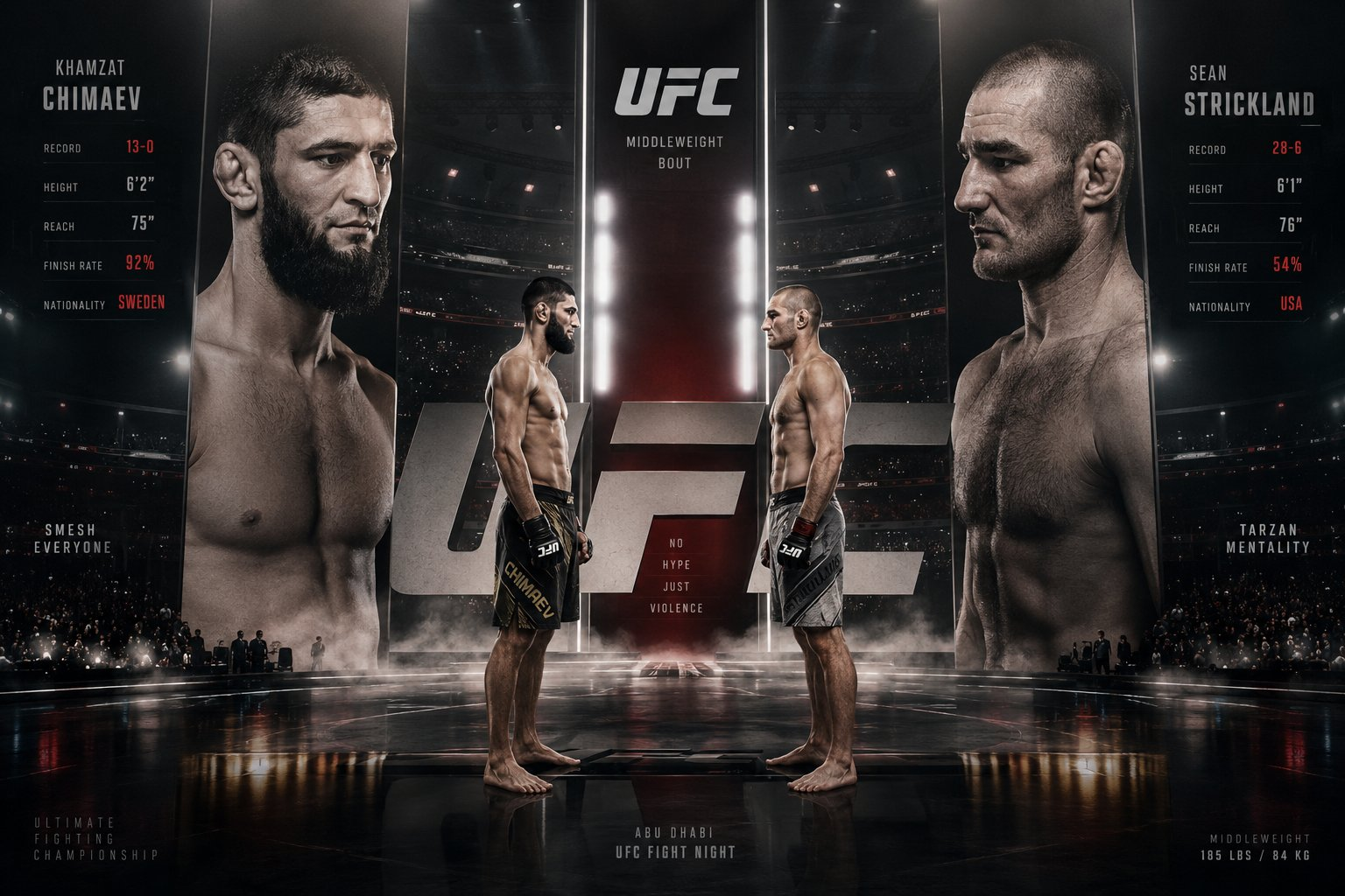 Strickland in UFC action