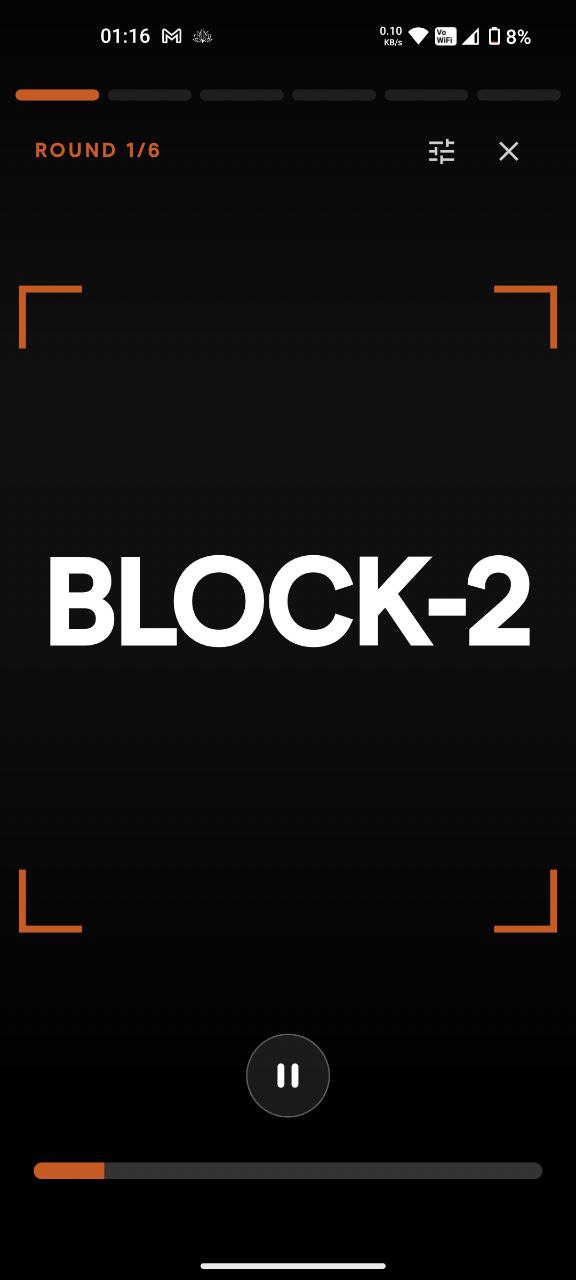 PunchCamp Timer Screen